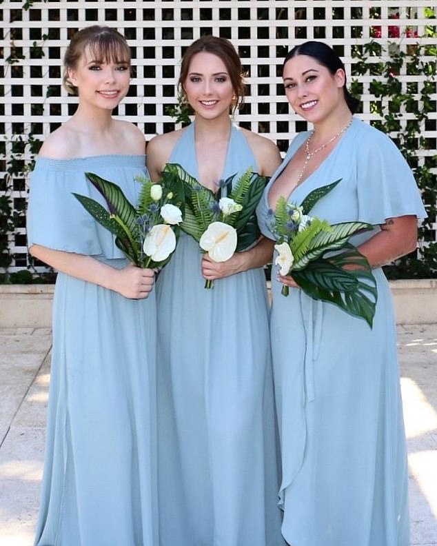 The couple share one biological daughter named Hailie Jade (center). Eminem also adopted Scott's daughter Stevie, 23, (left) who was born between the two marriages and identifies as non-binary, and her niece Alaina, 32 (right)