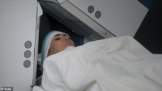 In last week's episode, she told her older sister Kourtney Kardashian about her earlier brain scan results. She said her doctors discovered an aneurysm in her brain that has 'been there for years'