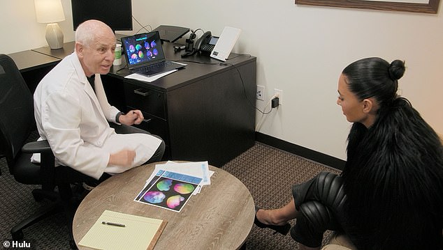 When he told her the results, she said: 'That just can't be. It just can't. [I'm] not accepting'