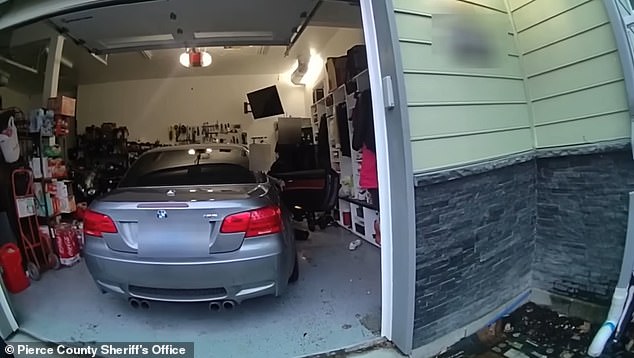 Deputies seen arriving at the woman's home to after the prosecutor's office issued two $50,000 DUI warrants for her arrest on Nov. 24, citing her as a high-risk danger to the community