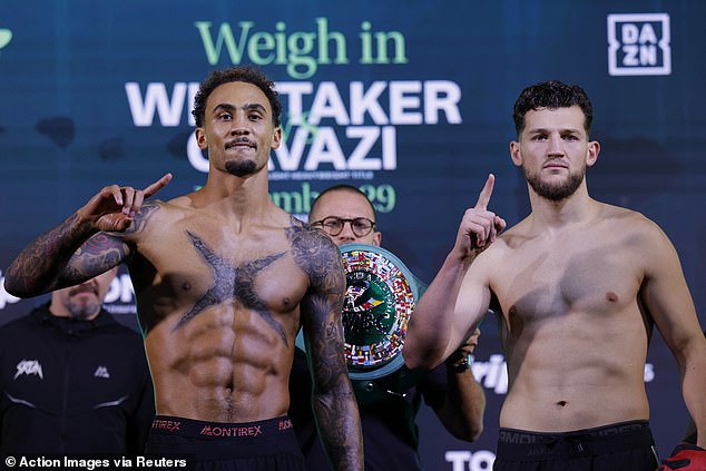 Whittaker will face Benjamin Gavazi for the WBC Silver light-heavyweight title this weekend