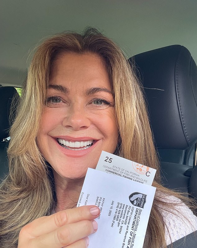 Kathy obtained her open-ocean commercial fishing license from the California Department of Fish and Wildlife earlier this year