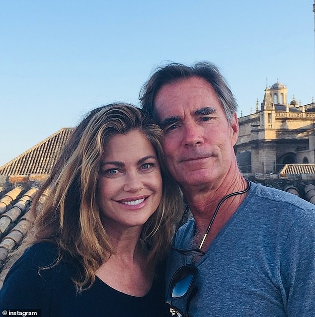 The former model is enjoying fishing off the Santa Barbara coast with her husband, former emergency room physician Dr. Greg Olsen
