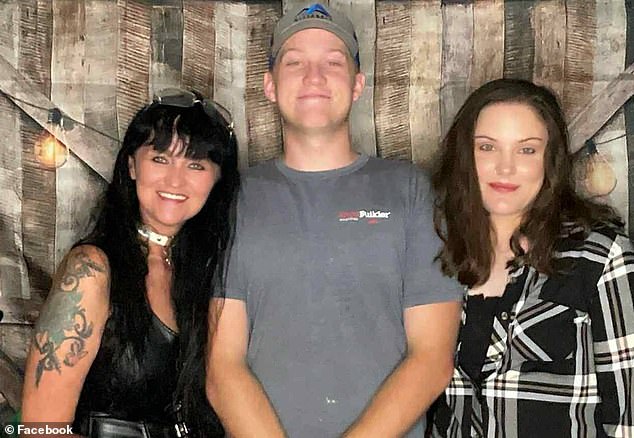 'I loved her to pieces. She never deserved any of that. I always wished the best for her,' Carr (pictured with his mom and Beckstrom) said.