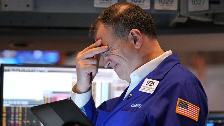 The stock market wobble began on Wall Street and many analysts say it's a healthy move. Pic: AP