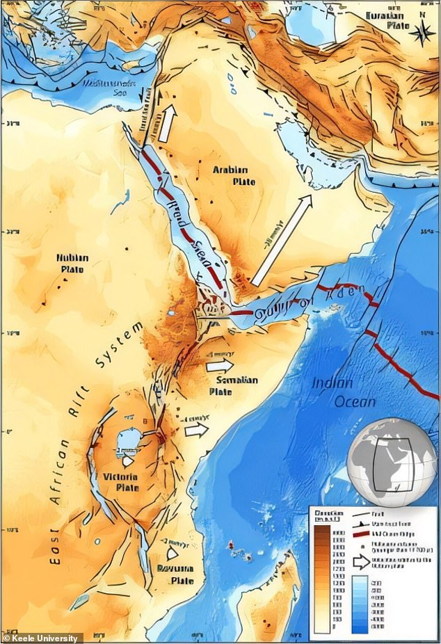 The old data from the Afar region has been digitised and integrated it with additional “vintage” magnetic data from the Red Sea and Gulf of Aden regions