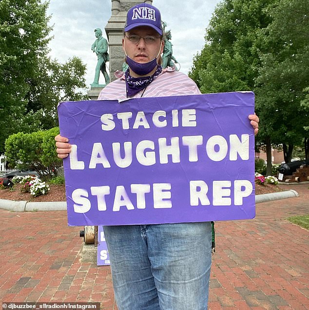 Disgraced New Hampshire Rep. Stacie-Marie Laughton, who was born Barry Laughton, 41, has pleaded guilty to charges of aiding and abetting the sexual exploitation of children