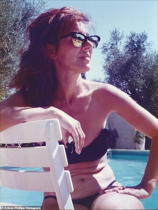 Arlene Phillips sent temperatures soaring on Tuesday, as she shared a slew of throwback snaps, including a sizzling bikini-clad shot