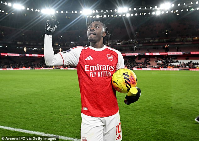 Eberechi Eze was at his pulsating best as he scored a hat-trick against Tottenham on Sunday