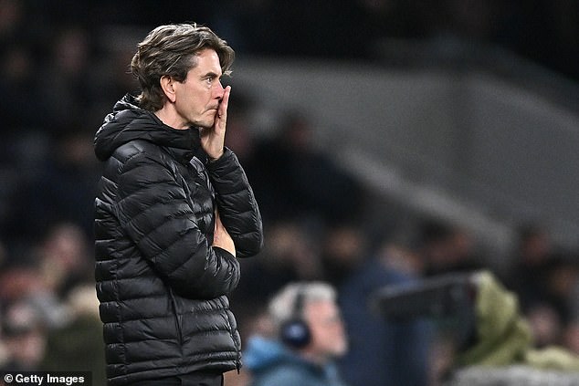 Thomas Frank has admitted he was ‘massively hurt’ to have managed Tottenham’s lowest-ever expected-goals total in a Premier League game after their 1-0 home defeat to Chelsea