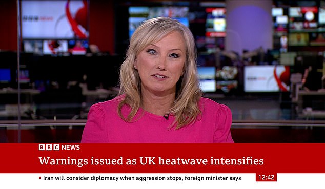 Martine Croxall (pictured as she was made to say 'pregnant people') is one of the main presenters of BBC News, having started work for the broadcaster more than 30 years ago, in 1991, and for its news programme in 2001