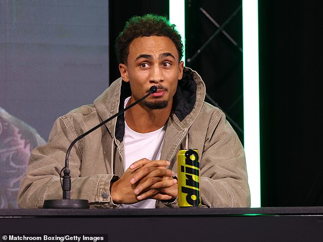 Ben Whittaker (above) admits he 'weirdly' enjoyed the fact that 'everyone turned against' him after his chaotic first fight with Liam Cameron