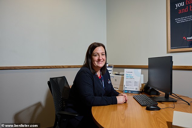 Branch manager Kayleigh knows many customers who pop in by name