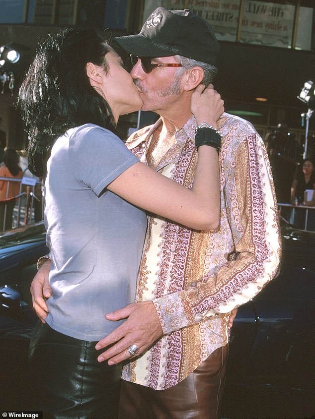 The star added that both he and the Maleficent actress 'had a great time together' before revealing that it had also been 'one of the greatest times of my life'; seen in 2000