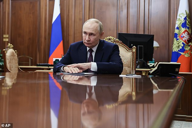 Britain tried to open a back-channel to Vladimir Putin (pictured) amid fears Donald Trump would sideline Europe's interests in Ukraine, it has been revealed