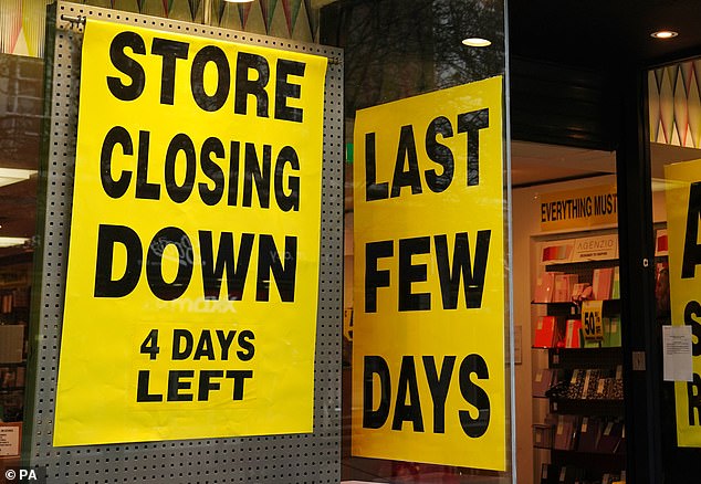 Budget threat: There were 2,029 company insolvencies in England and Wales in October, according to the Insolvency Service