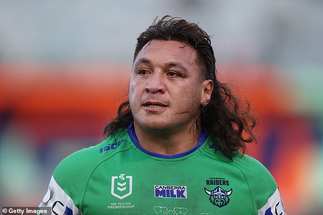 Canberra Raiders player Josh Papalii was fighting three charges after an alleged incident at the Gungahlin Raiders Club