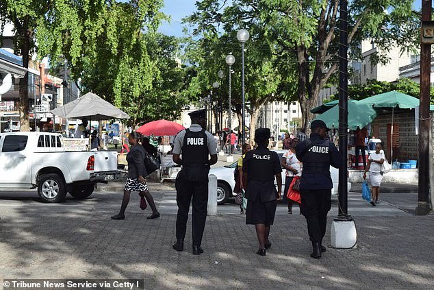 Officers who found Brown had been responding to a report that the American was found unresponsive in the area