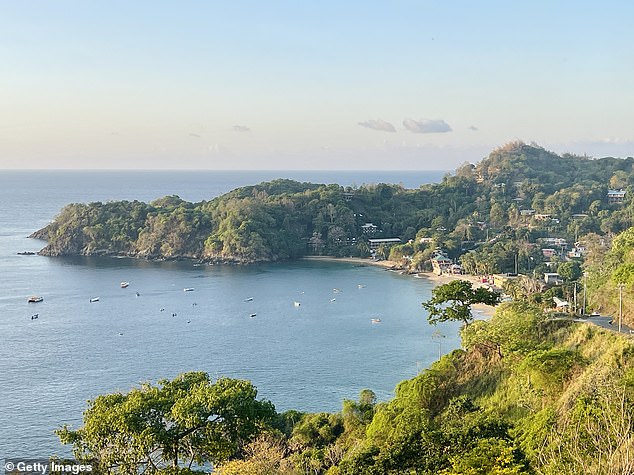 Christopher Brown, 43, was found stabbed to death around 10.30pm on Wednesday in Tobago (pictured, stock image)