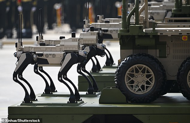 'Robot wolves' are being developed in China with the aim of replacing human soldiers to reduce combat casualties