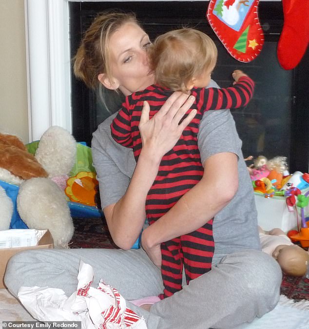 At one point, Redondo had resorted to hiding bottles of booze in baby Spenser's diaper bag