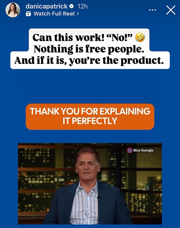 Patrick shared a withering verdict over Mamdani's policies on her Instagram page