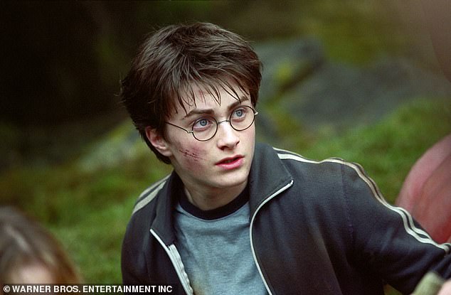 The actor, 36, is famed for his leading role in the movie franchise adapted from J.K. Rowling's novels (pictured in Harry Potter And The Prisoner Of Azkaban, 2004)