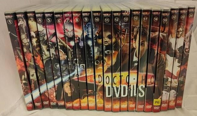 The most valuable DVDs have been revealed – including one that could fetch you £750. Pictured: the Doctor Who Classic DVD Sets (BBC Limited Editions), worth £200 - £300