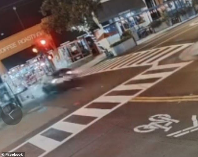 The 90-year-old man crashed through Los Gatos Coffee Roasting Company, in Los Gatos, California on Thanksgiving
