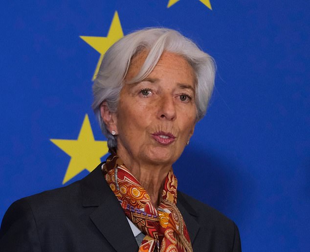 Warning: European Central Bank boss Christine Lagarde says region is increasingly 'vulnerable'