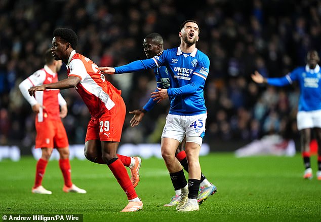 Nico Raskin sums up the frustration felt by all at Ibrox as Rangers battled to a draw with Braga