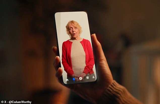 Former Disney star Calum Worthy has been slammed for his app, named 2wai, which allows users to recreate digital avatars of their dead loved ones (pictured)