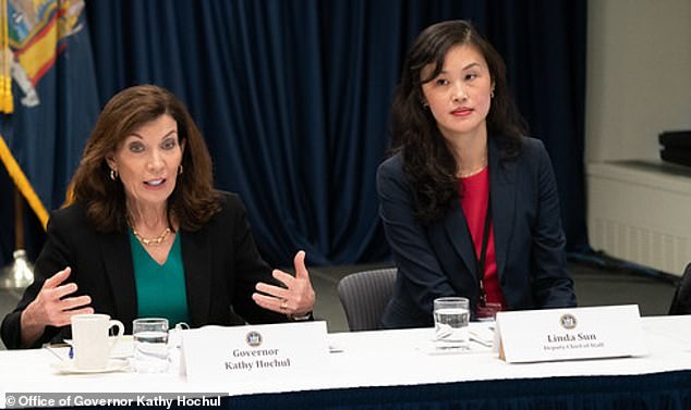 Hochul fired Sun from her administration when the allegations came to light