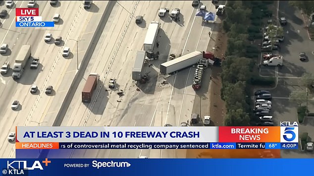 Newsom made the crucial change amid mounting pressure by Sean Duffy after multiple incidents involving the licenses , including an October crash where three people died in a horrific highway collision allegedly caused by an illegal migrant