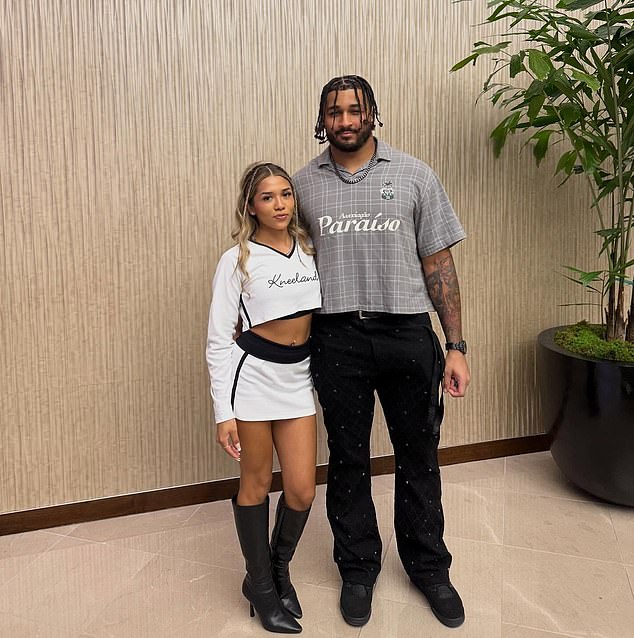 Marshawn Kneeland, pictured with his girlfriend, Catalina Mancera, died earlier this month