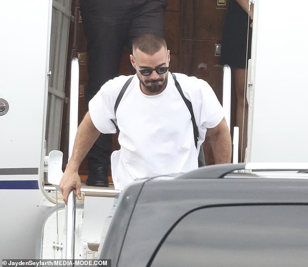 It was a case of Livin' La Vida Canberra for Ricky Martin on Saturday, who was spotted touching down in our nation's capital ahead of his show at GIO Stadium