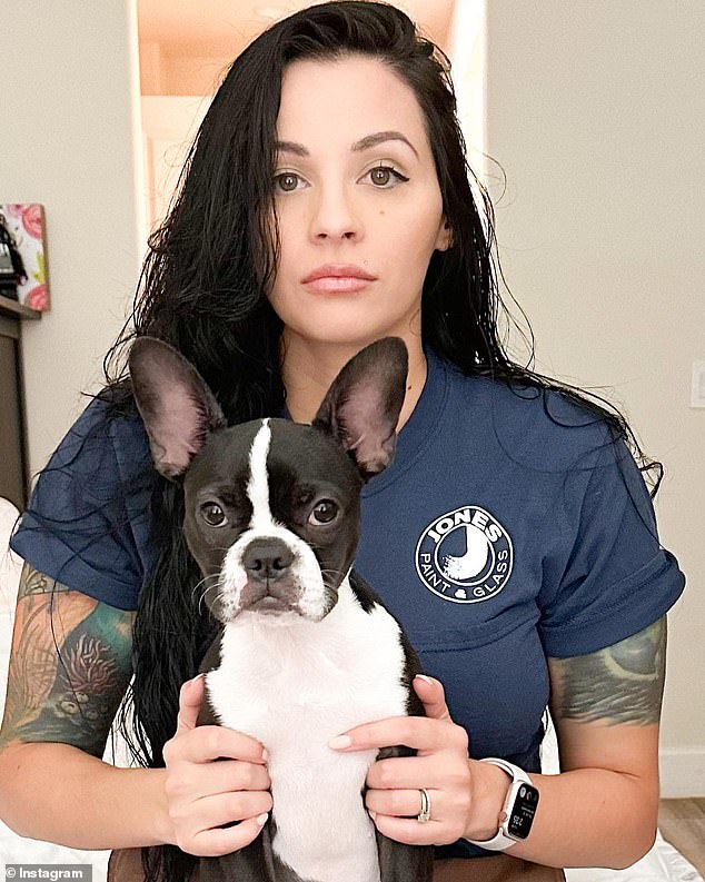 Scholtes was last week also sued by his eldest daughter, as was his wife Erika Scholtes (pictured). They were accused of emotional distress, assault, battery and fraud