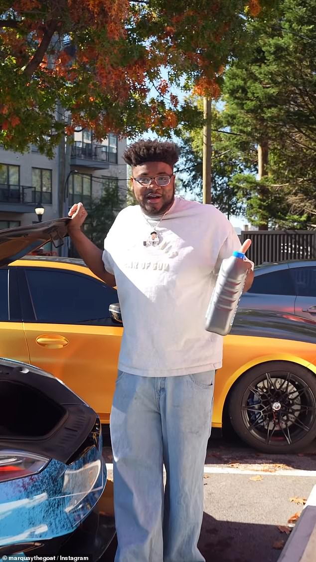 Marquay - who boasts a near 7 million followers on TikTok - was just 24 when he passed away