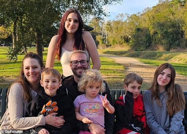 Six members of the Russell family were involved in two-vehicle crash with a Baytown Police Department officer in his patrol car, police say