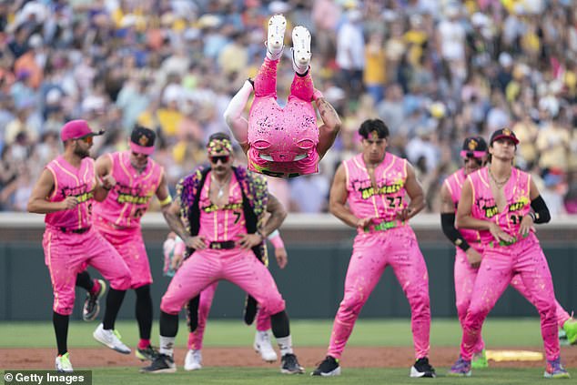 The Party Animals are one of six teams competing in the Banana Ball Championship League