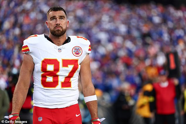 It appeared the singer was not there on Sunday as Kelce and the Chiefs were beaten 28-21