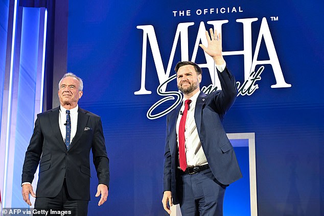 Vice President JD Vance joined HHS Secretary Robert F. Kennedy Jr. for his first Make America Healthy Again Summit in Washington, DC on Wednesday, November 12, 2025