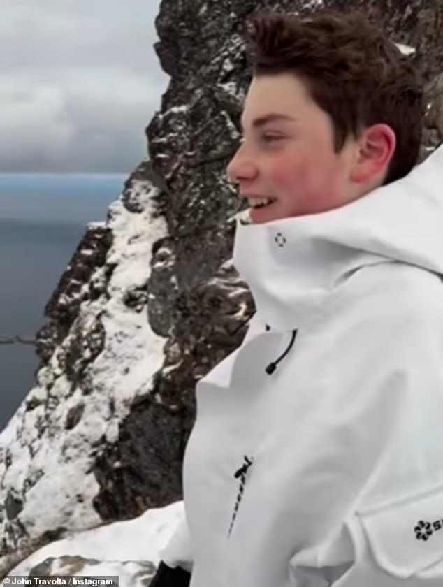 John Travolta proudly shared a video of his 14-year-old son Benjamin in which the family resemblance was touchingly uncanny