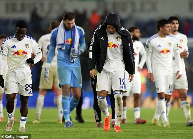 Leeds suffered another defeat as they were beaten 2-1 by Aston Villa on Sunday afternoon