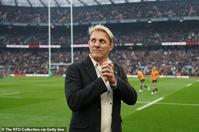 Lewis Moody made an emotional return to Twickenham this afternoon after his MND diagnosis