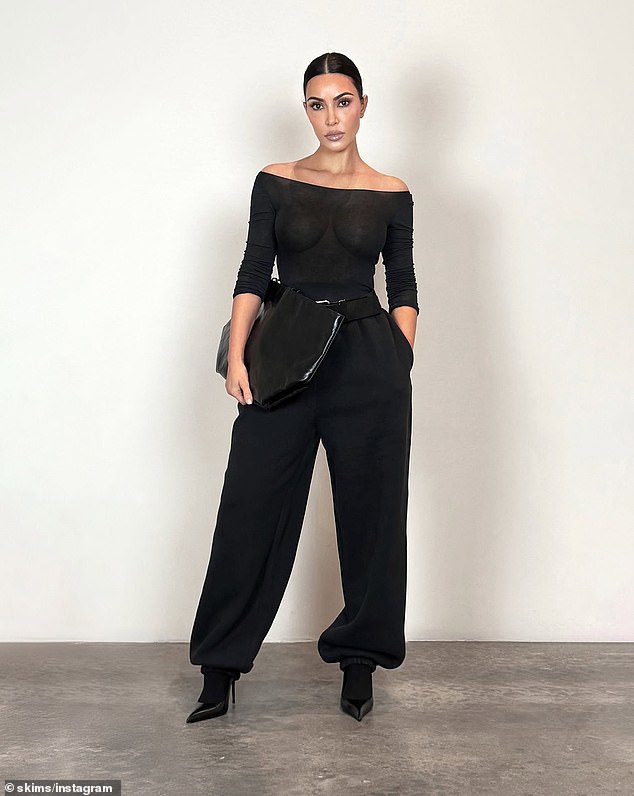 Kim Kardashian's reported $1.7 billion fortune just got a big boost as her shapewear company Skims is now valued at $5 billion after successfully accruing a $225 million capital raise (pictured October 23)