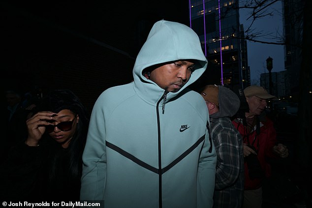 Cleveland Guardians pitcher Luis Ortiz was seen exiting a courthouse after his indictment