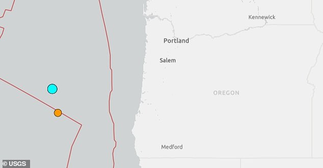 A 4.2 magnitude earthquake was detected Wednesday morning, approximately 200 miles from the Axial Seamount underwater volcano