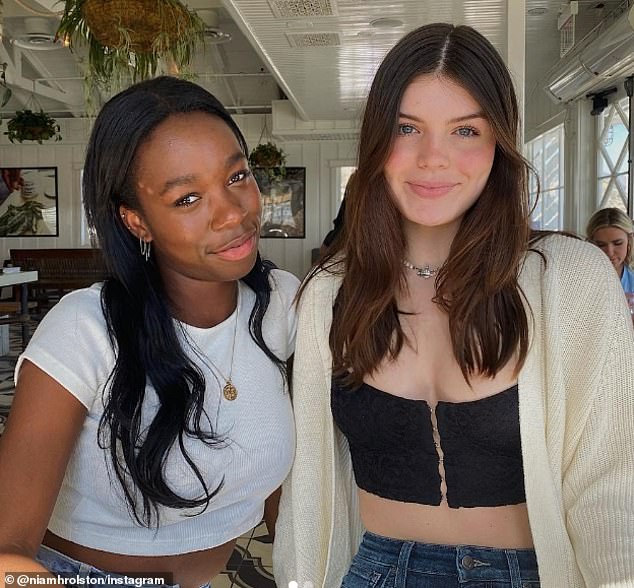 The crash killed four Pepperdine University students, including Deslyn Williams (left) and Niamh Rolston who were sorority sisters and close friends