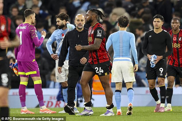 Manchester City are keeping a watching brief on Antoine Semenyo, who has six goals and three assists in the league this season for Bournemouth